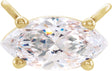 14K Yellow 3/4 CT Lab-Grown Diamond Necklace Center