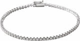 14K White Gold 2 CTW Natural Diamond Line 7" Bracelet