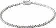 14K White Gold 2 CTW Natural Diamond Line 7" Bracelet
