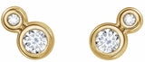 14K Yellow 1/5 CTW Natural Diamond Earrings