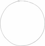 Sterling Silver 1.3 mm Diamond-Cut Box 7" Chain