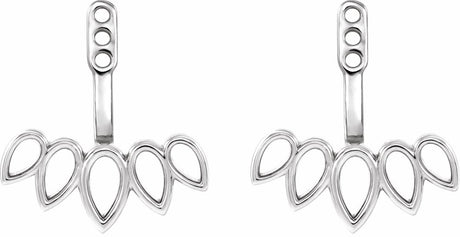 Sterling Silver Earring Jackets