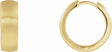 14K Yellow Gold 17.5 mm Hinged Hoop Earrings