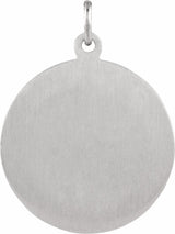 Sterling Silver 18 mm Round St. Mark Medal