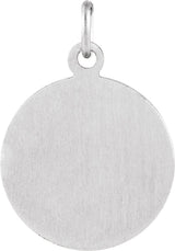Sterling Silver 15 mm St. Patrick Medal