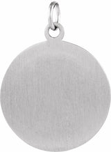 Sterling Silver 18 mm St. Patrick Medal
