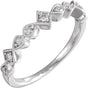 14K White 1/5 CTW Natural Diamond Anniversary Band