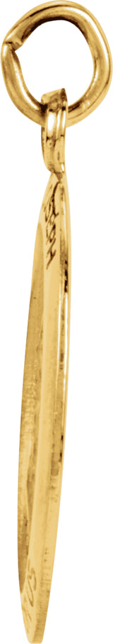 14K Yellow 15x11 mm St. Joseph Medal