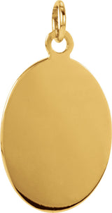 14K Yellow 15x11 mm St. Joseph Medal