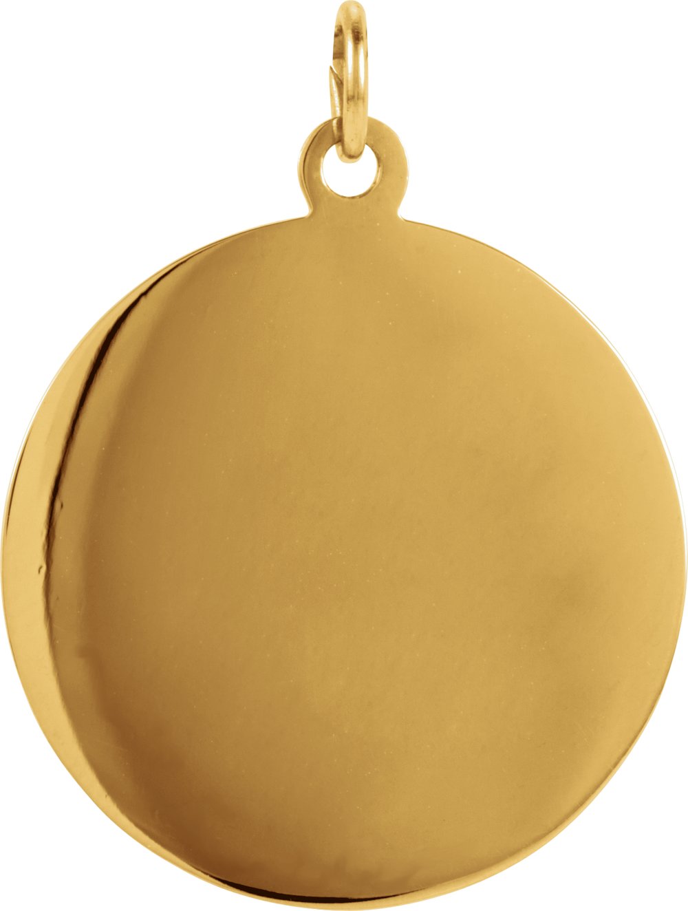 14K Yellow 22 mm Round St. Joseph Medal