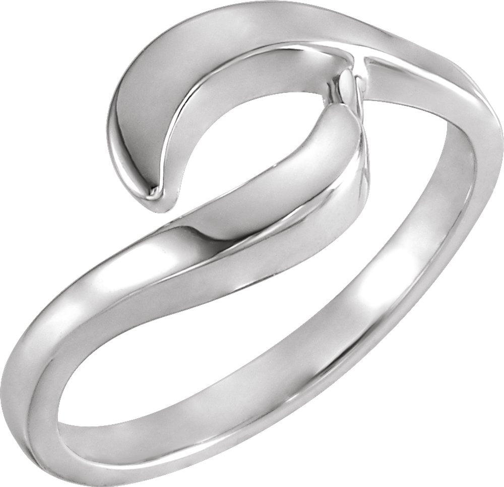 14K White Remount Open Shank