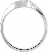 14K White Remount Open Shank