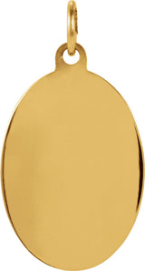 14K Yellow 19x13.5 mm St. Joseph Medal