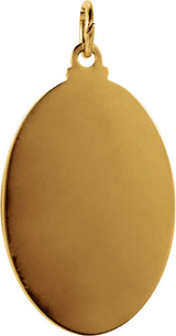 14K Yellow 23.5x16 mm St. Joseph Medal