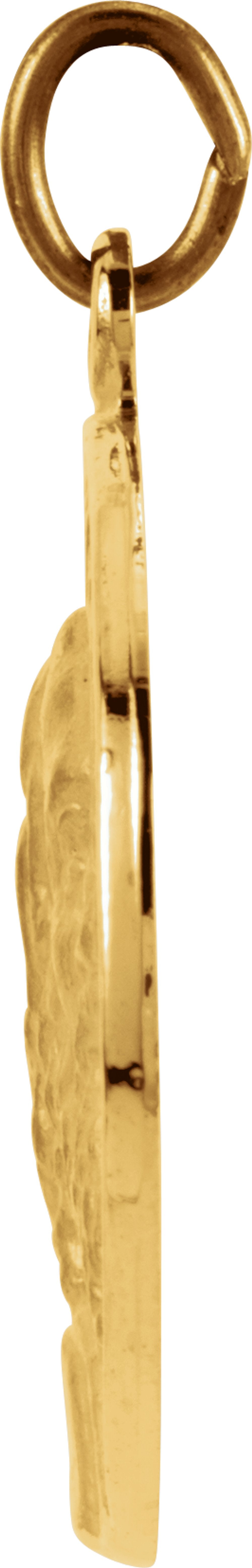 14K Yellow 18 mm St. Jude Thaddeus Medal