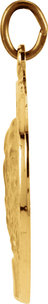 14K Yellow 18 mm St. Jude Thaddeus Medal