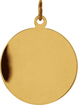 14K Yellow 18 mm St. Jude Thaddeus Medal