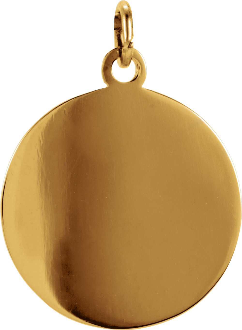 14K Yellow 15 mm Round St. Joseph Medal