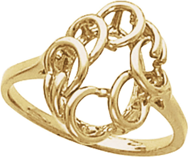 14K Yellow Freeform Ring