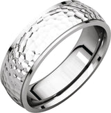 Continuum Sterling Silver 6 mm Stepped-Edge Comfort-Fit Half Round Band Size 10