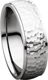 Continuum Sterling Silver 6 mm Stepped-Edge Comfort-Fit Half Round Band Size 10