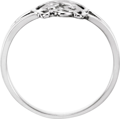 Sterling Silver Face of Jesus Ring