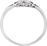 Sterling Silver Face of Jesus Ring