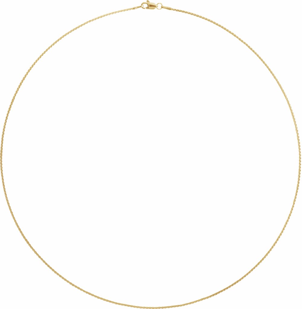 14K Yellow Gold-Filled 1.8 mm Wheat 20" Chain