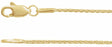 14K Yellow Gold 1 mm Wheat 20" Chain