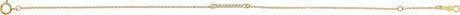 14K Yellow Gold .07 CTW Natural Diamond Bar 6 1/2-71/2" Bracelet