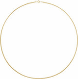 14K Yellow Gold-Filled 2.25 mm Curb 20" Chain