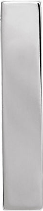 Sterling Silver Engravable Sculptural Bar Pendant