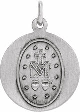 Sterling Silver 15 mm Miraculous Medal