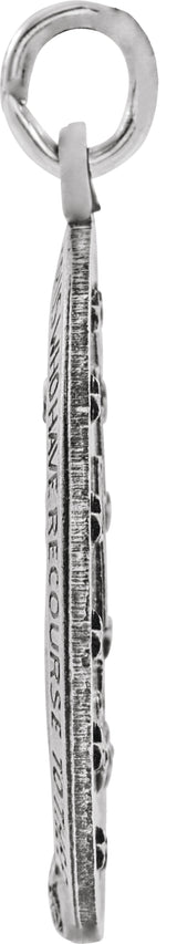 Sterling Silver 19x14 mm Oval Miraculous Medal 