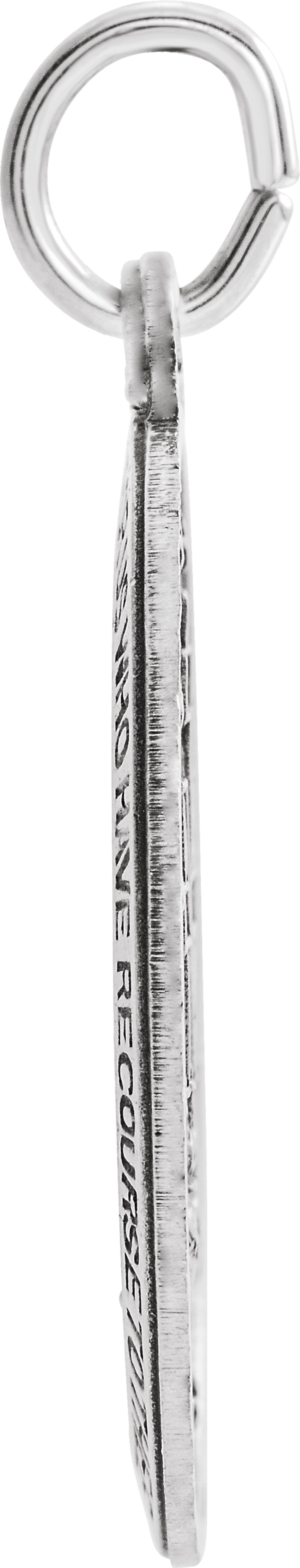 Sterling Silver 23x16 mm Oval Miraculous Medal 