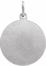 Sterling Silver 18 mm St. James Medal