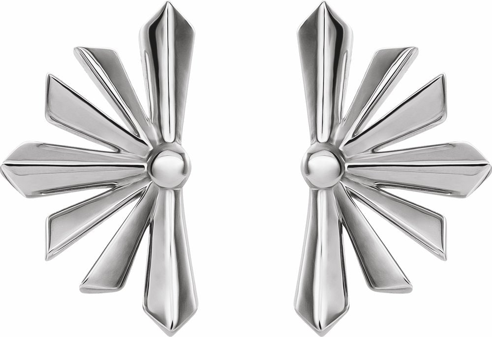 Sterling Silver Pair Star Earring