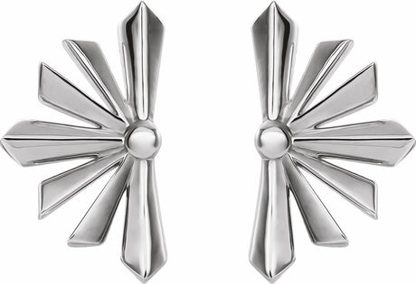 Sterling Silver Pair Star Earring