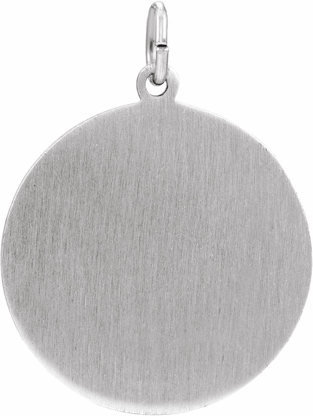 Sterling Silver 22 mm Round St. Florian Medal