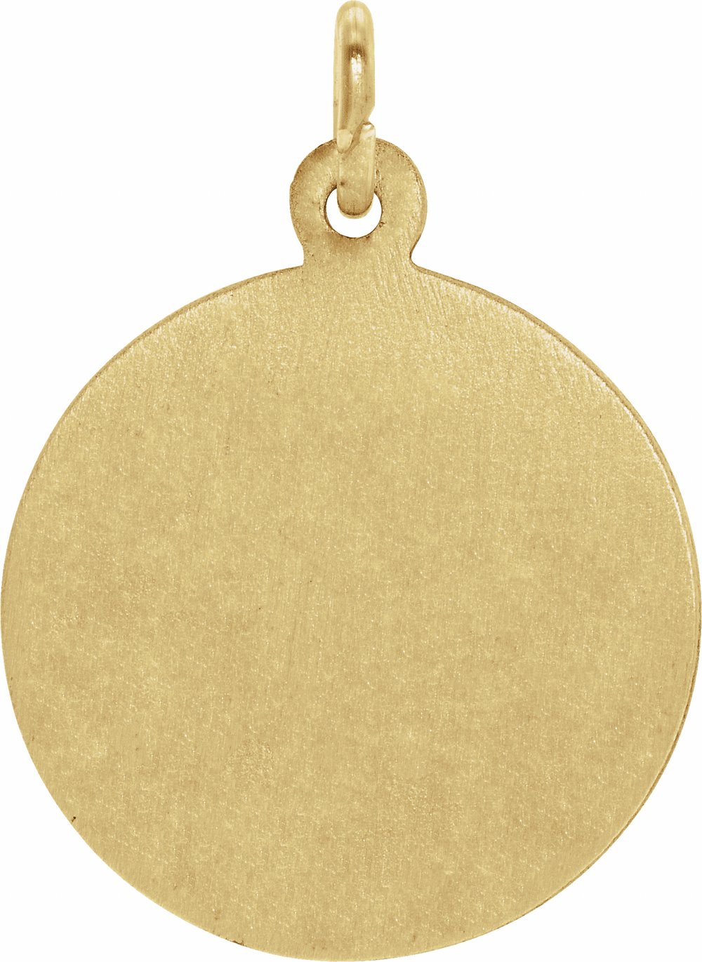 14K Yellow 15 mm Round Holy Communion Medal