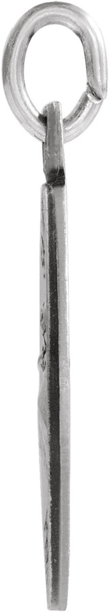 Sterling Silver 22 mm St. Anthony Medal  