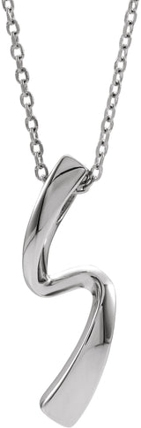 Sterling Silver Freeform 16-18" Necklace