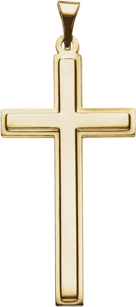 14K Yellow Gold Cross Pendant