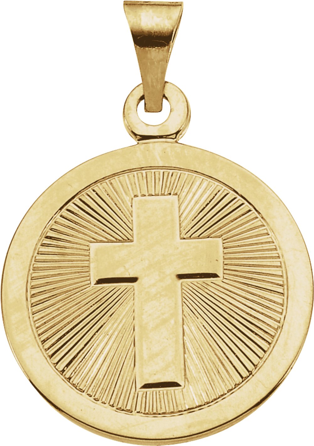 14K Yellow 19 mm Confirmation Medal