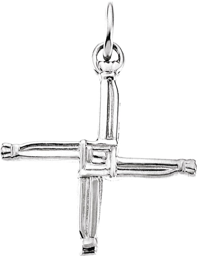Sterling Silver St. Bridgets Cross Pendant