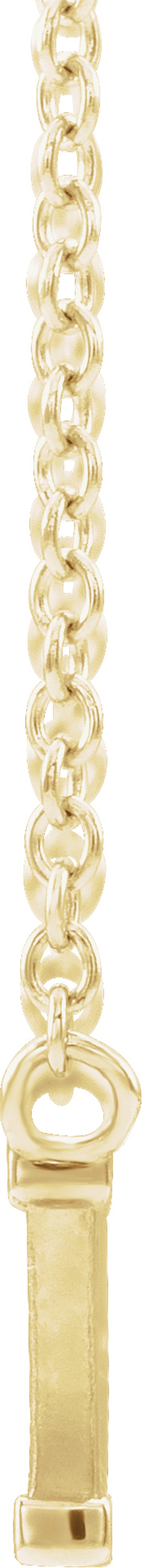 14K Yellow Gold God Is Greater Than the Highs & Lows 18" Necklace