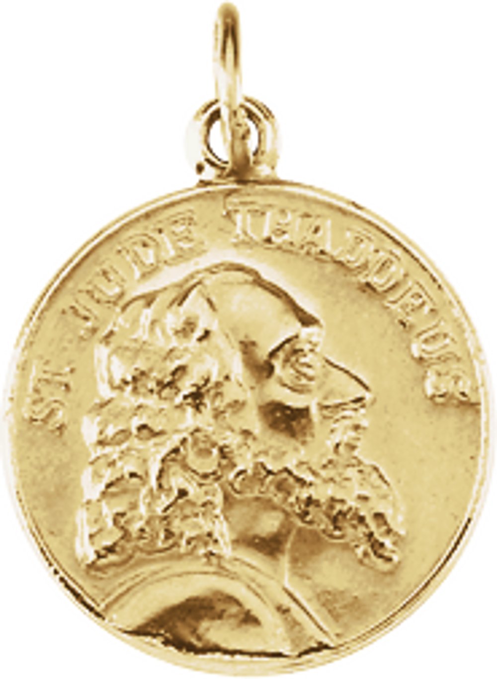 14K Yellow 15 mm St. Jude Thaddeus Medal