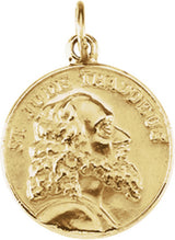 14K Yellow 15 mm St. Jude Thaddeus Medal