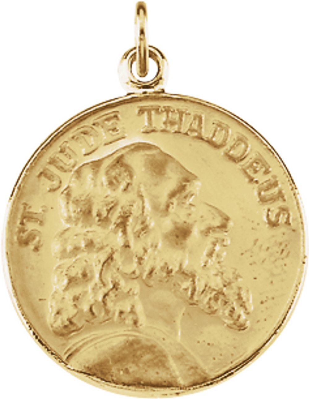 14K Yellow 18 mm St. Jude Thaddeus Medal
