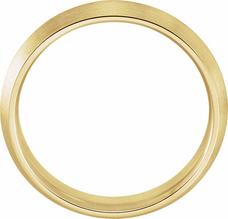 10K Yellow Gold 5 mm Comfort-Fit Knife Band Size 9
